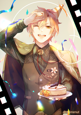 Birthday 2022 outfit Akito - Illustration done for fan event